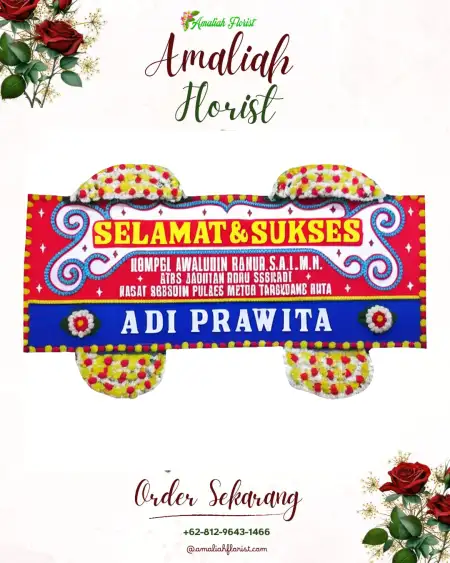 Papan Bunga Ucapan Selamat Ambengan